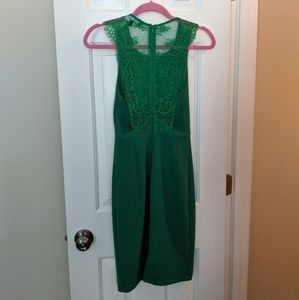 Green Lulu's midi dress XS